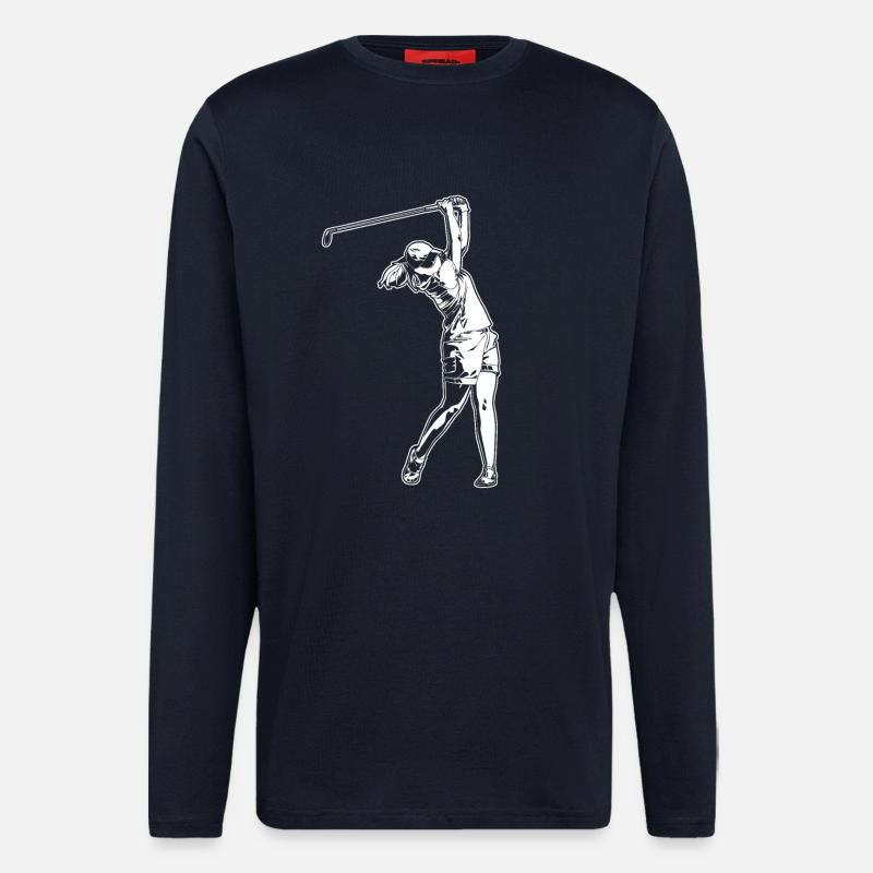 Golfer Mädchen - Langarmshirt - made by SPREAD  - DARK NAVY