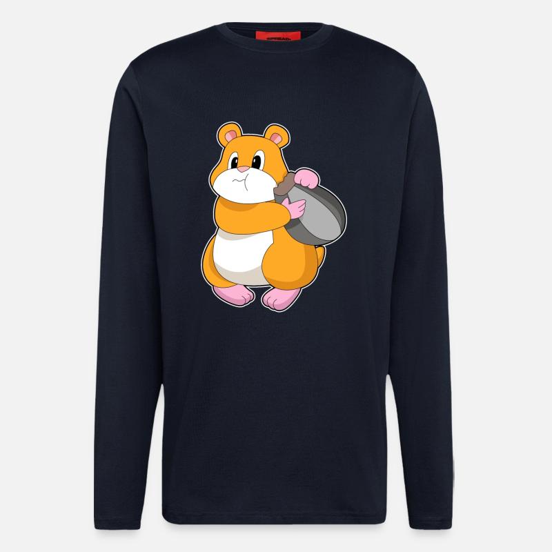 Hamster Samen - Langarmshirt - made by SPREAD - DARK NAVY