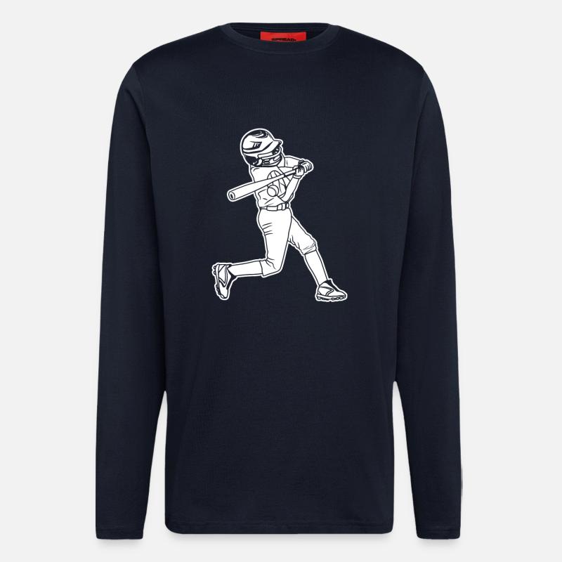 Baseball Kind - Langarmshirt - made by SPREAD  - DARK NAVY