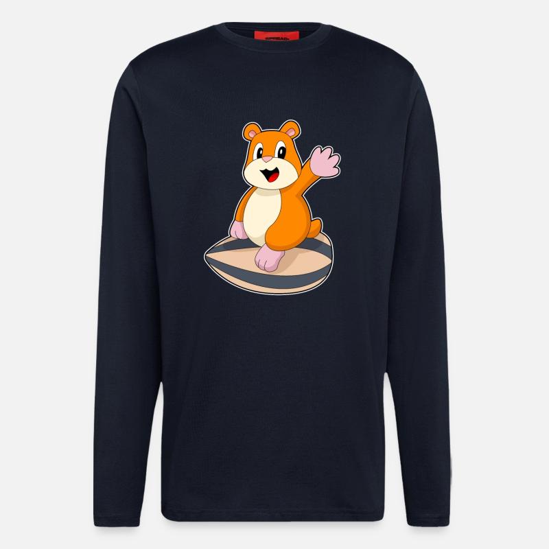Hamster Samen - Langarmshirt - made by SPREAD  - DARK NAVY