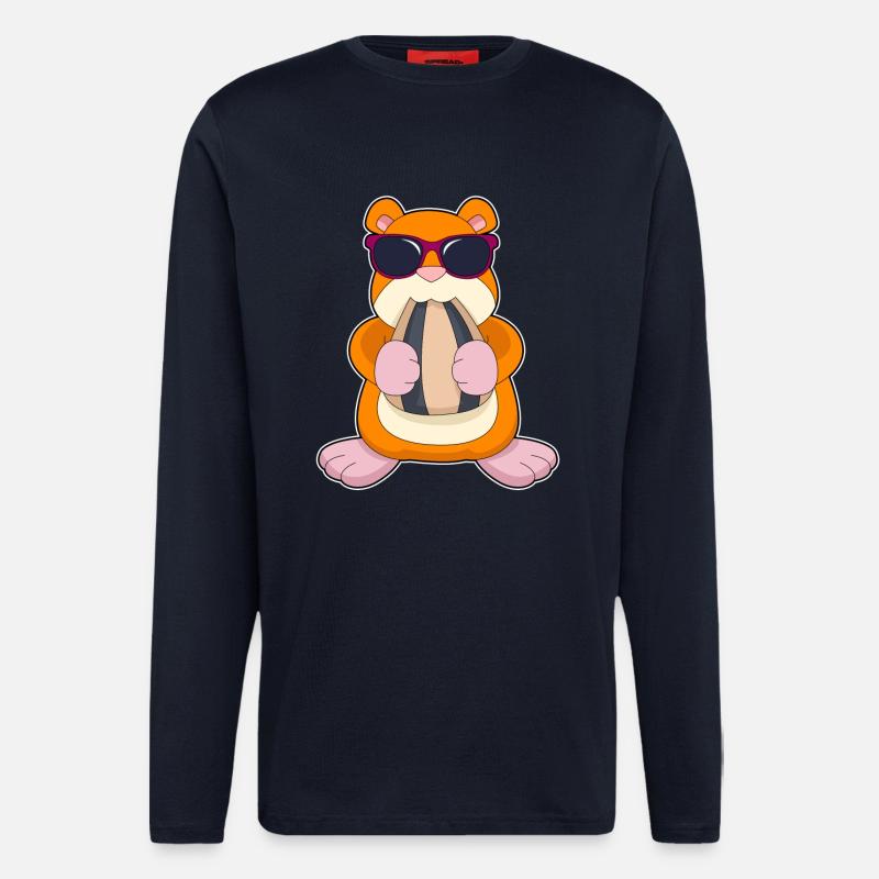 Hamster Samen - Langarmshirt - made by SPREAD - DARK NAVY