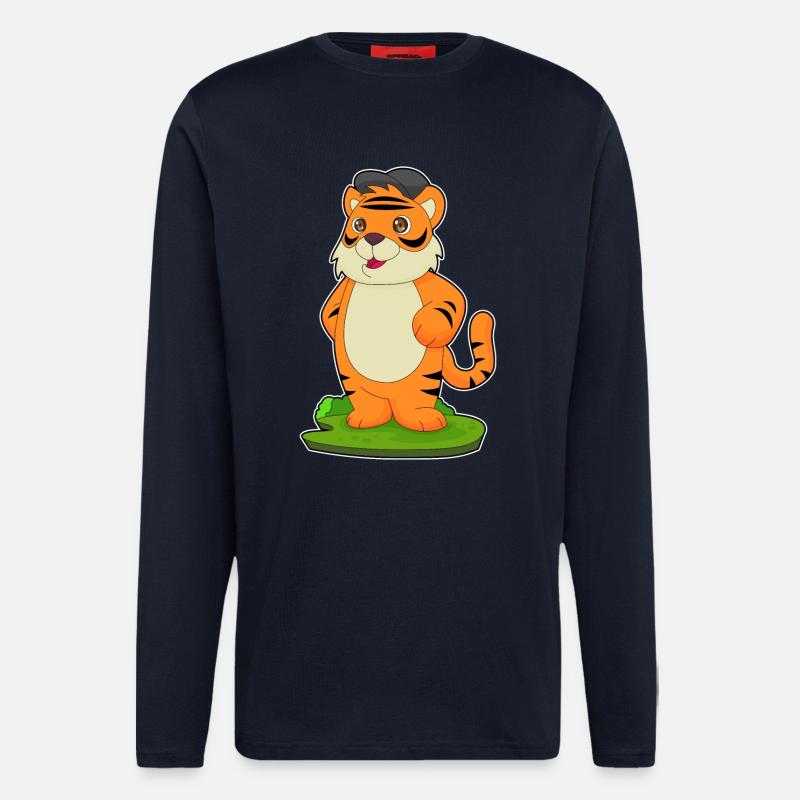 Tiger Cap - Langarmshirt - made by SPREAD  - DARK NAVY