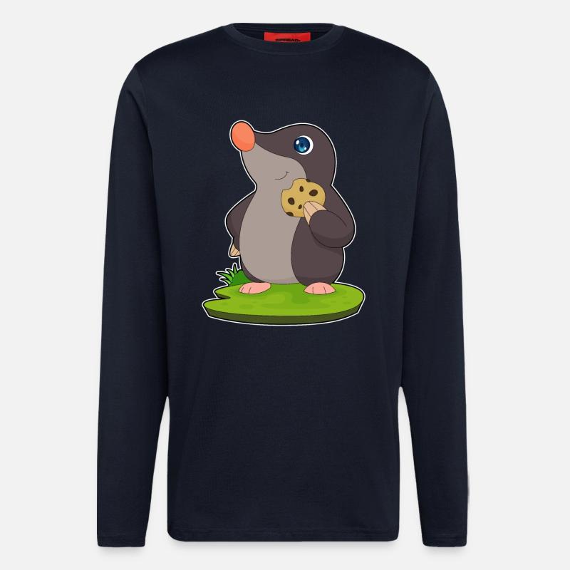 Mole Cookie - Longsleeve - made by SPREAD  - DARK NAVY
