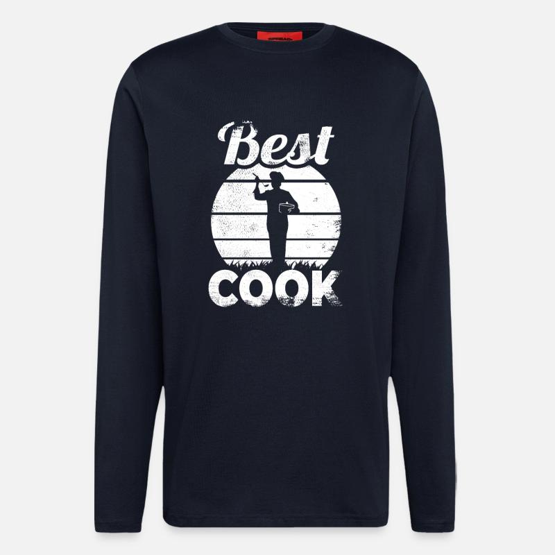 Bester Koch - Langarmshirt - made by SPREAD  - DARK NAVY
