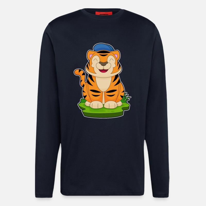 Tiger Cap - Langarmshirt - made by SPREAD  - DARK NAVY