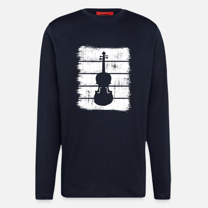 Violine - Langarmshirt - made by SPREAD  - DARK NAVY