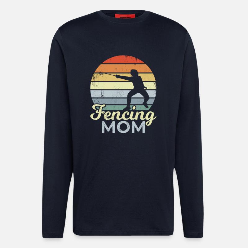 Fechter Mutter - Langarmshirt - made by SPREAD  - DARK NAVY