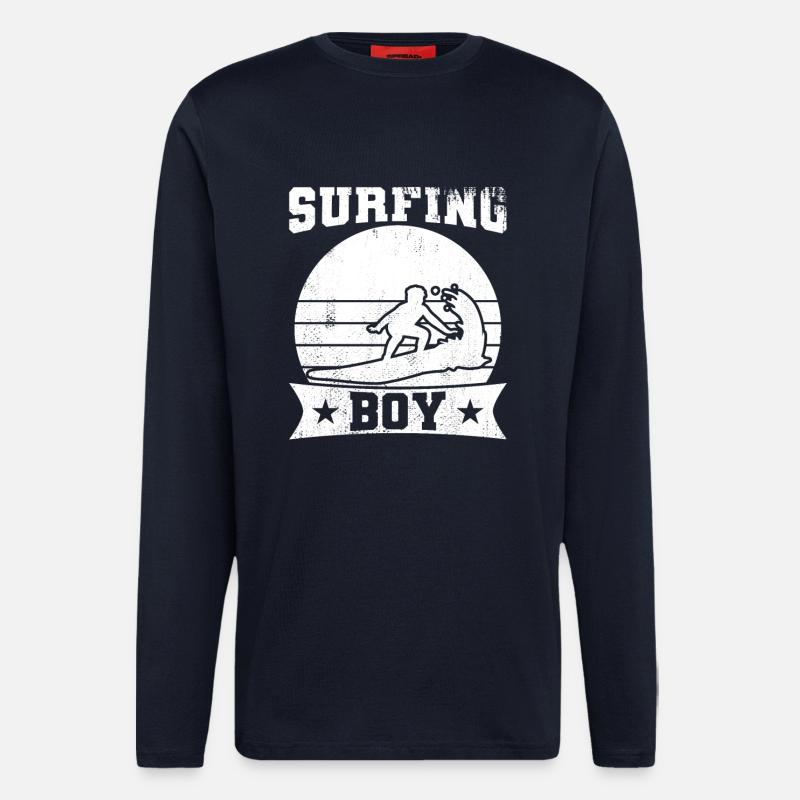 Surfjunge - Langarmshirt - made by SPREAD  - DARK NAVY