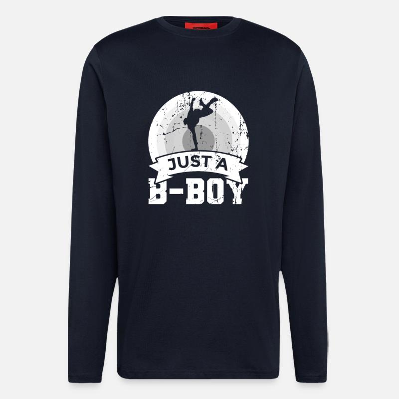 Just a B Boy - Longsleeve - made by SPREAD  - DARK NAVY