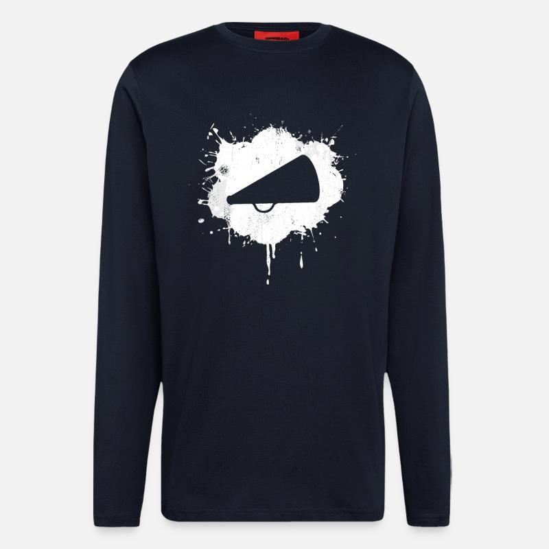 Jubel Megaphon - Langarmshirt - made by SPREAD  - DARK NAVY