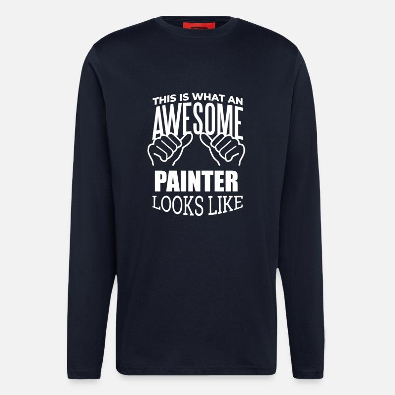 Painter - Longsleeve - made by SPREAD  - DARK NAVY