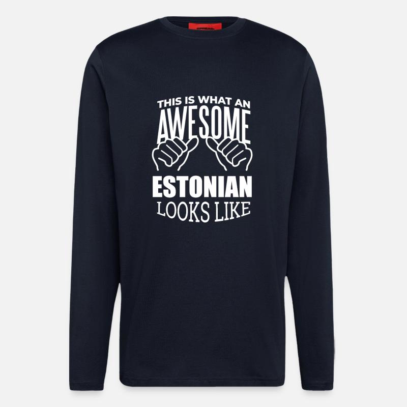 Estland - Langarmshirt - made by SPREAD  - DARK NAVY