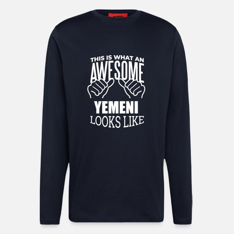 Jemen - Langarmshirt - made by SPREAD - DARK NAVY