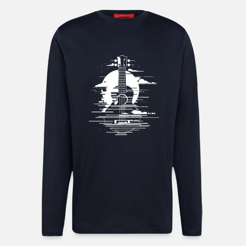 Ukulele Graphics - Longsleeve - made by SPREAD  - DARK NAVY