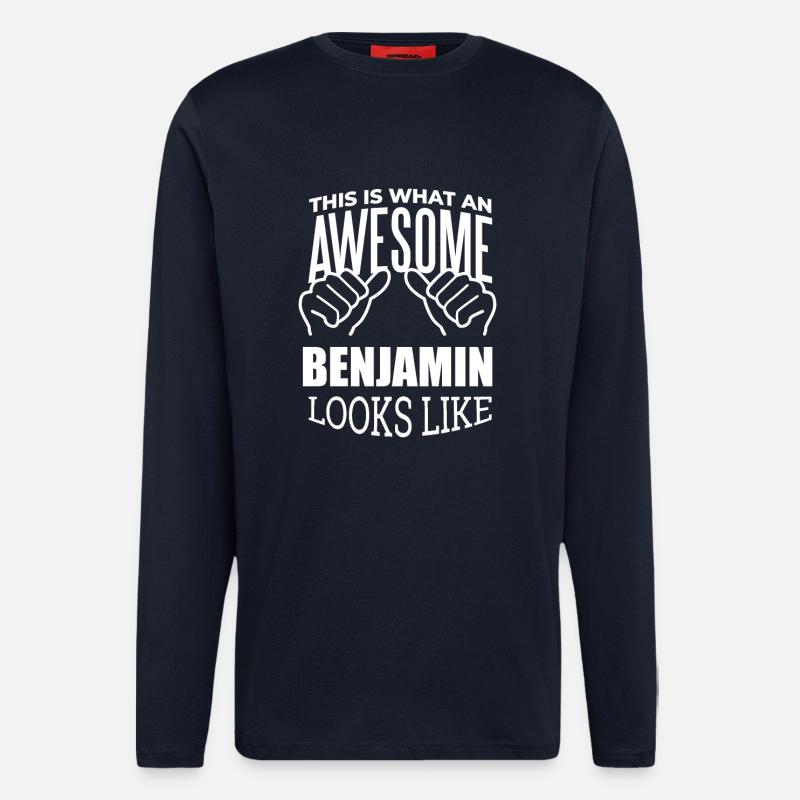 Benjamin - Langarmshirt - made by SPREAD  - DARK NAVY