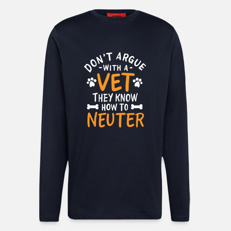 Tierarzt - Langarmshirt - made by SPREAD - DARK NAVY