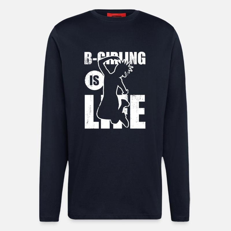 B Girling - Langarmshirt - made by SPREAD  - DARK NAVY