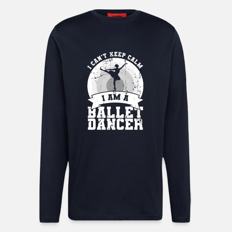 I'm a ballet dancer - Longsleeve - made by SPREAD  - DARK NAVY