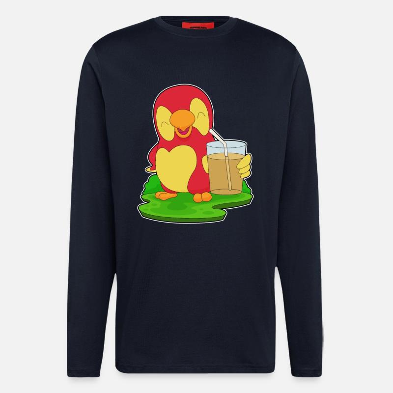 Papagei Saft - Langarmshirt - made by SPREAD  - DARK NAVY