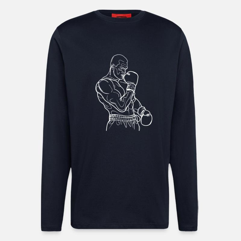 Boxer - Langarmshirt - made by SPREAD  - DARK NAVY