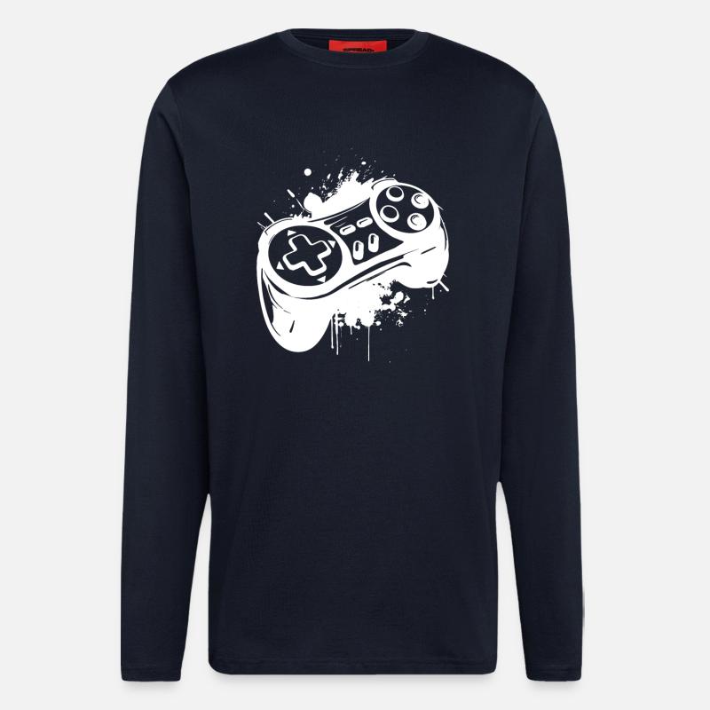 Gaming - Langarmshirt - made by SPREAD  - DARK NAVY