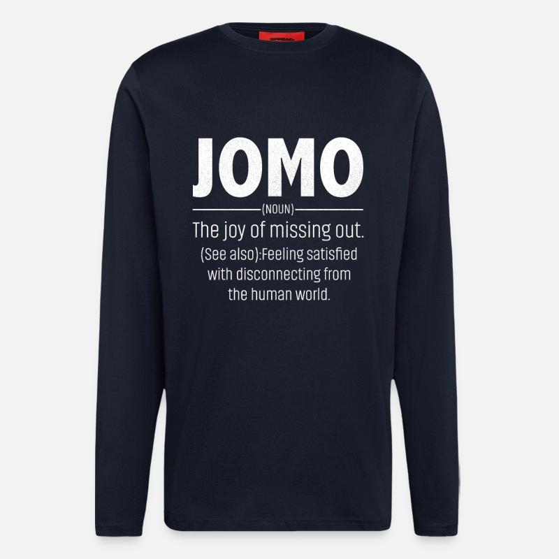 jomo defination - Langarmshirt - made by SPREAD  - DARK NAVY