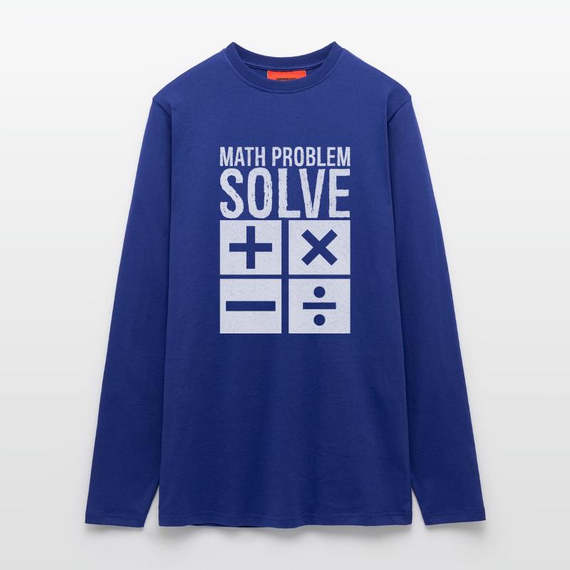 math problem solve Langarmshirt - made by SPREAD 