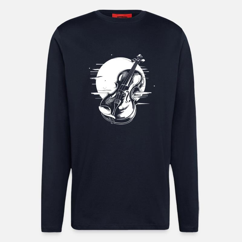 Violine - Langarmshirt - made by SPREAD  - DARK NAVY