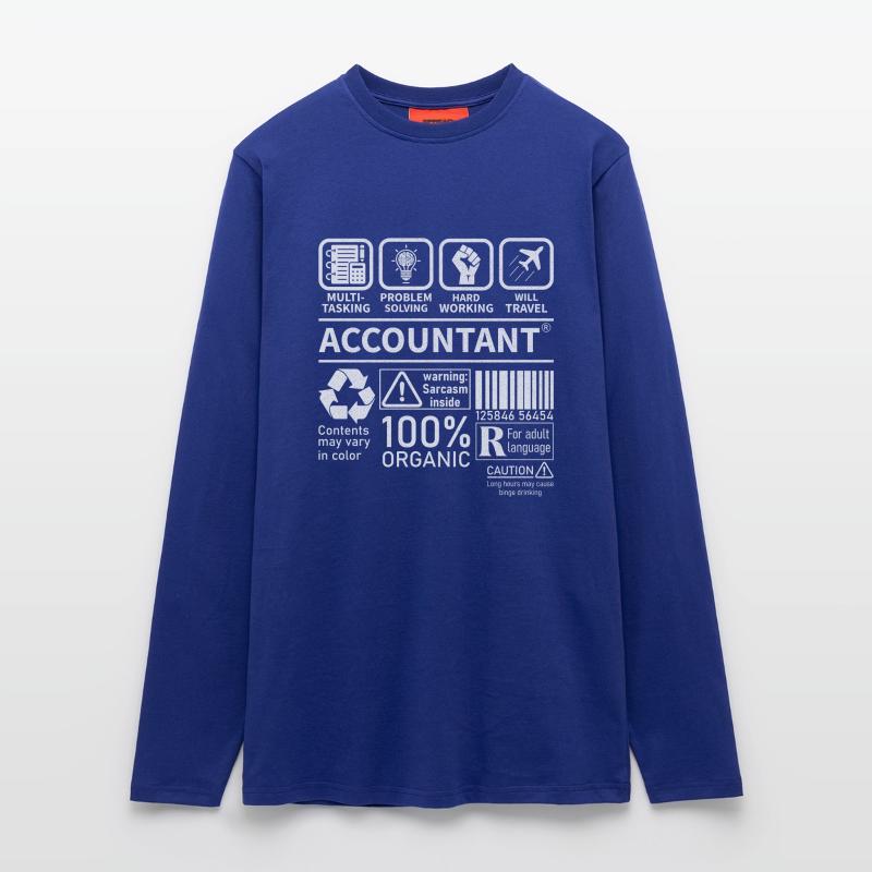 Accountant Multi Tasking Problem Solving Longsleeve - made by SPREAD 