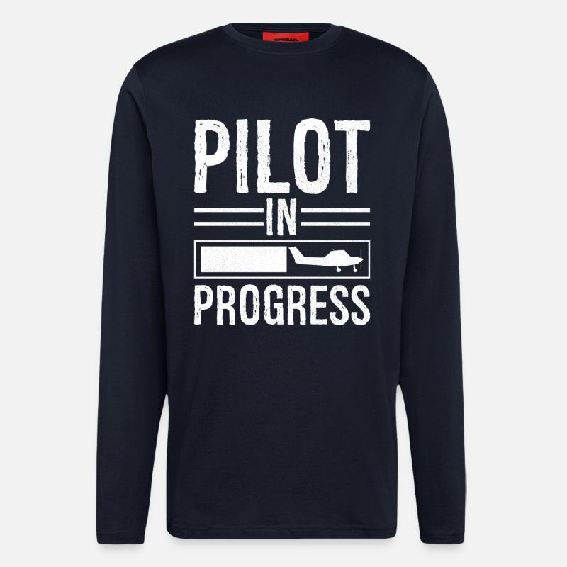 Pilot In progress - Longsleeve - made by SPREAD  - DARK NAVY