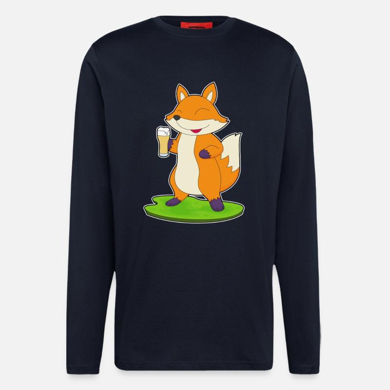 Fuchs Beer - Longsleeve - made by SPREAD - DARK NAVY