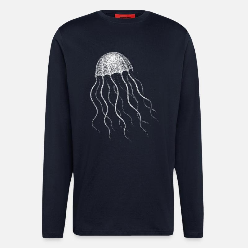Jellyfish - Longsleeve - made by SPREAD  - DARK NAVY