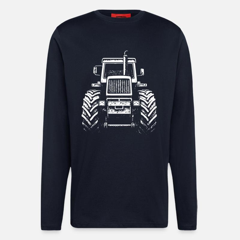 Front force - Longsleeve - made by SPREAD  - DARK NAVY