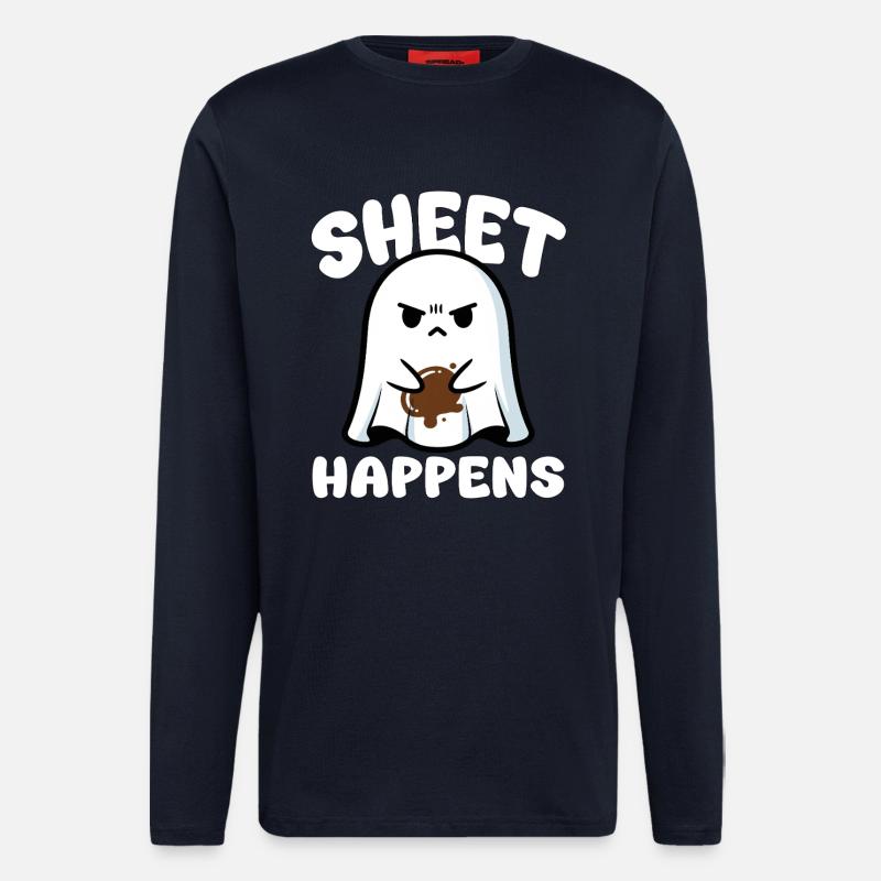 BLATT PASSIERT - GHOST HALLOWEEN - Langarmshirt - made by SPREAD - DARK NAVY