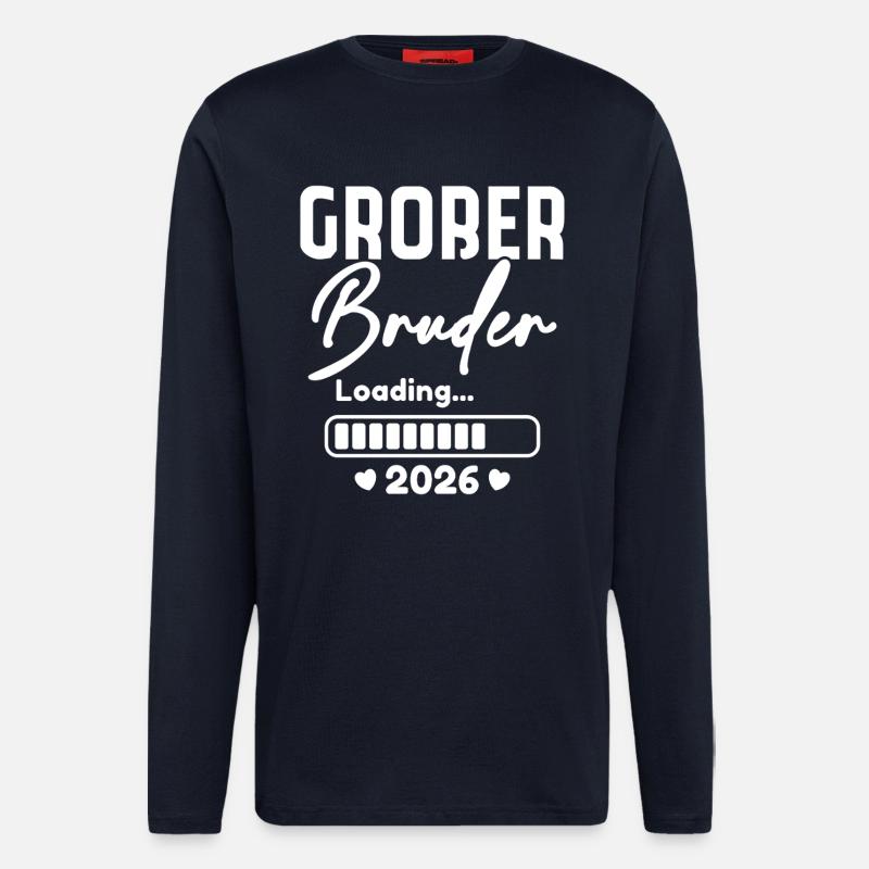 Großer Bruder 2026 - Langarmshirt - made by SPREAD  - DARK NAVY