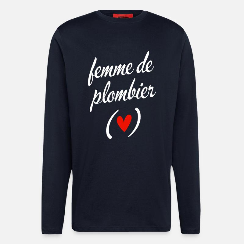 Klempnerfrau - Langarmshirt - made by SPREAD  - DARK NAVY