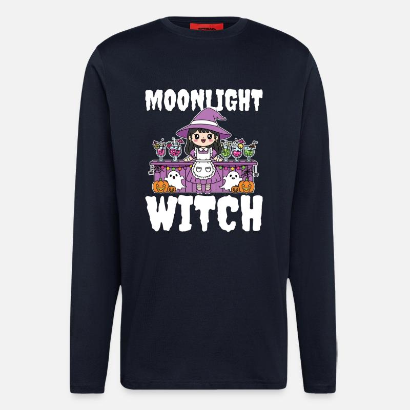 MOONLIGHT WITCH - WITCH HALLOWEEN - Langarmshirt - made by SPREAD  - DARK NAVY