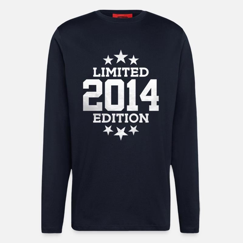 ÉDITION LIMITÉE 2014 12E ANNIVERSAIRE - Manches longues bio décontracté fabriqué en UE - DARK NAVY