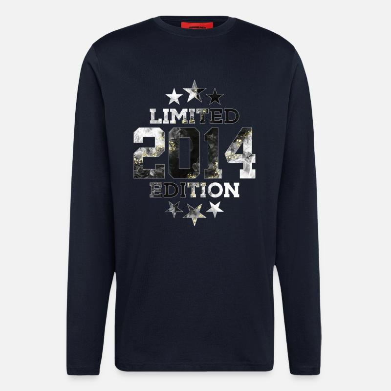 ÉDITION LIMITÉE 2014 12E ANNIVERSAIRE - Manches longues bio décontracté fabriqué en UE - DARK NAVY