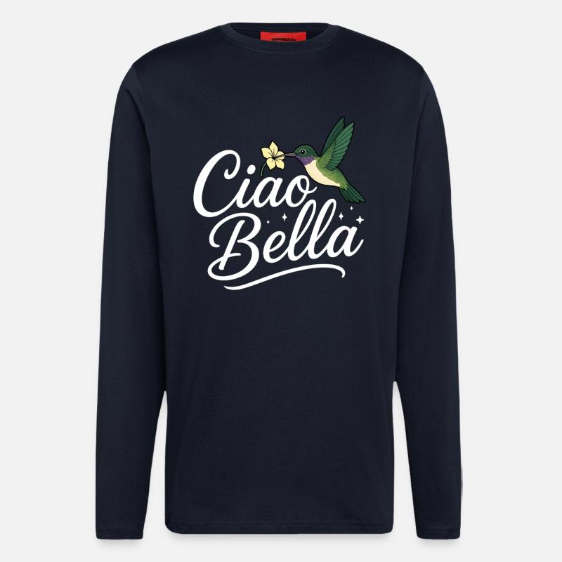Ciao Bella - Langarmshirt - made by SPREAD  - DARK NAVY