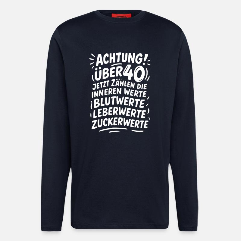 Attention about 40 inner values - Longsleeve - made by SPREAD  - DARK NAVY