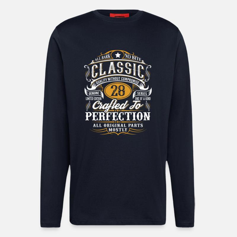 28. Geburtstag - Langarmshirt - made by SPREAD - DARK NAVY