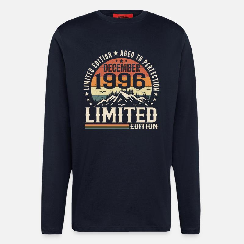 Dezember 1996 - Langarmshirt - made by SPREAD  - DARK NAVY