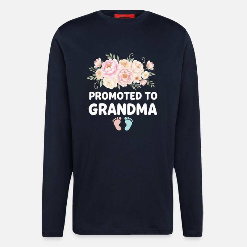 Werdender Oma loading zukünftige Großmutter - Langarmshirt - made by SPREAD - DARK NAVY