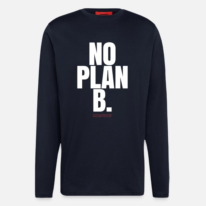NO PLAN B - Longsleeve - made by SPREAD  - DARK NAVY