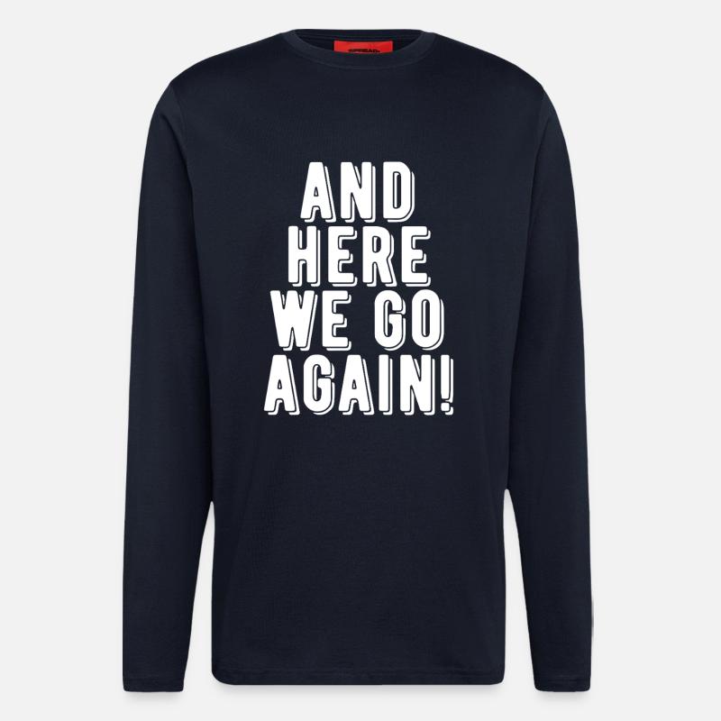 Es geht wieder los! - Langarmshirt - made by SPREAD  - DARK NAVY