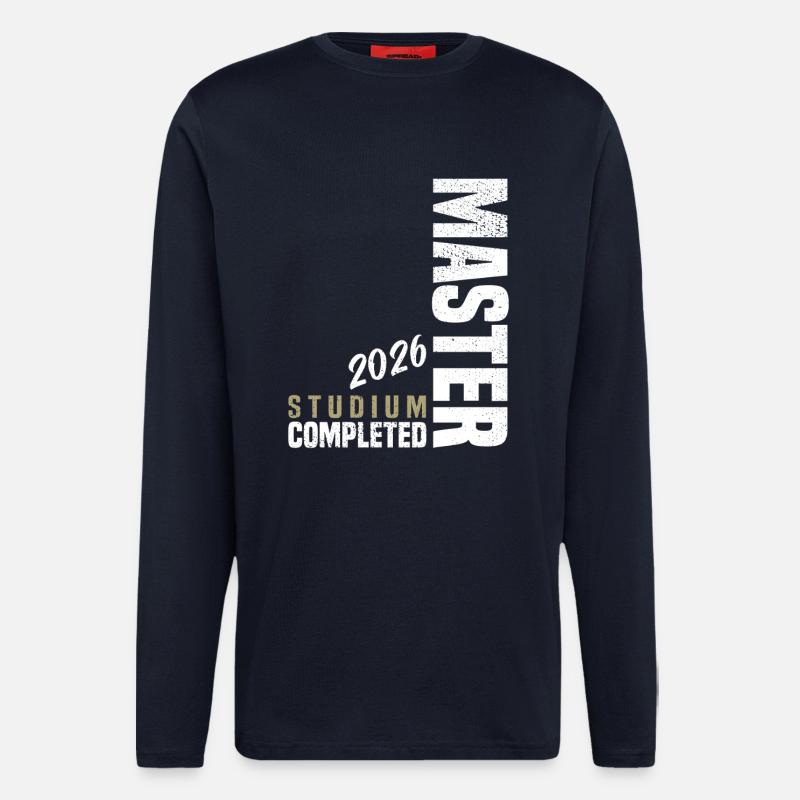 Master Studium Abschluss 2026 - Langarmshirt - made by SPREAD  - DARK NAVY