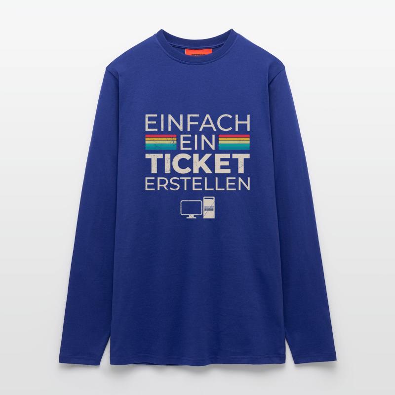 Science Coder EINFACH EIN TICKET ERSTELLEN LUSTIG Langarmshirt - made by SPREAD 