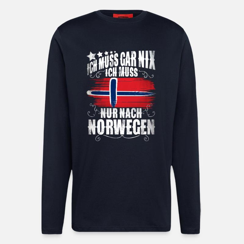 Norwegen - Langarmshirt - made by SPREAD - DARK NAVY