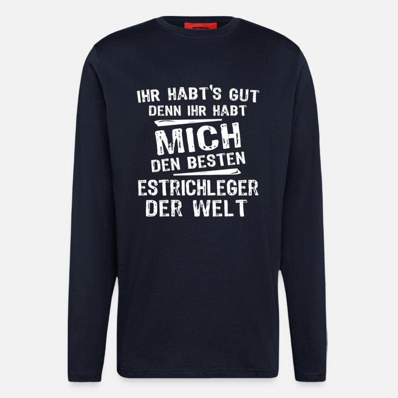 Screed layer - Longsleeve - made by SPREAD  - DARK NAVY